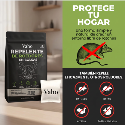 bolsas repelente de roedores